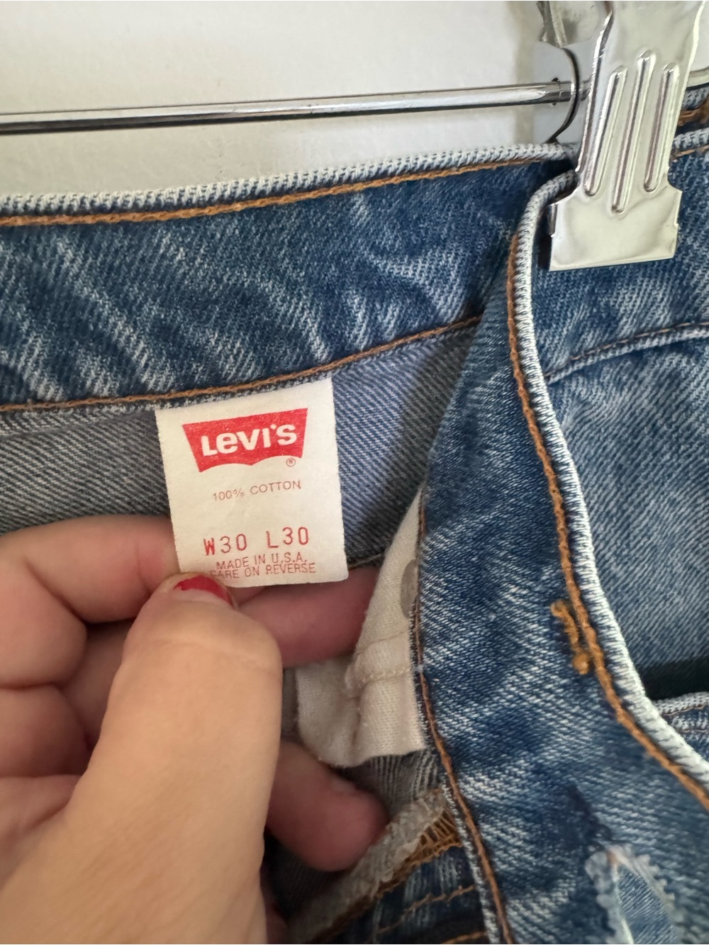 Vintage 90s Levis Orange Tab 517 Bootcut- 30x30 - Picture 4 of 7